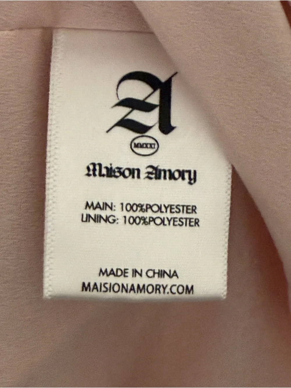 Maison Amory x Anthropolgie Soft Pink Satin Tulip Mini‎ Dress Size XL Coquette